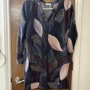 Long sleeved shift dress